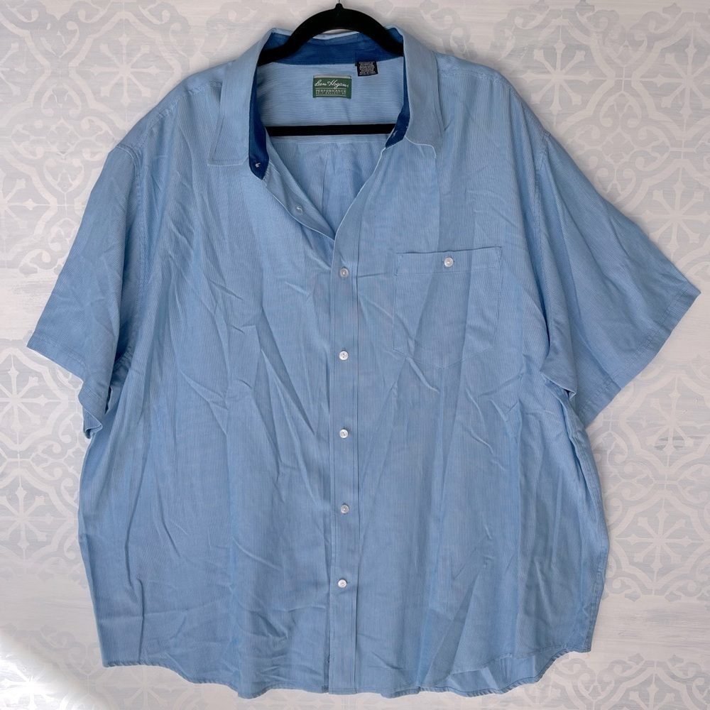 Men’s Shirt Sleeve Button Down Shirt 3xl Ben Hogan